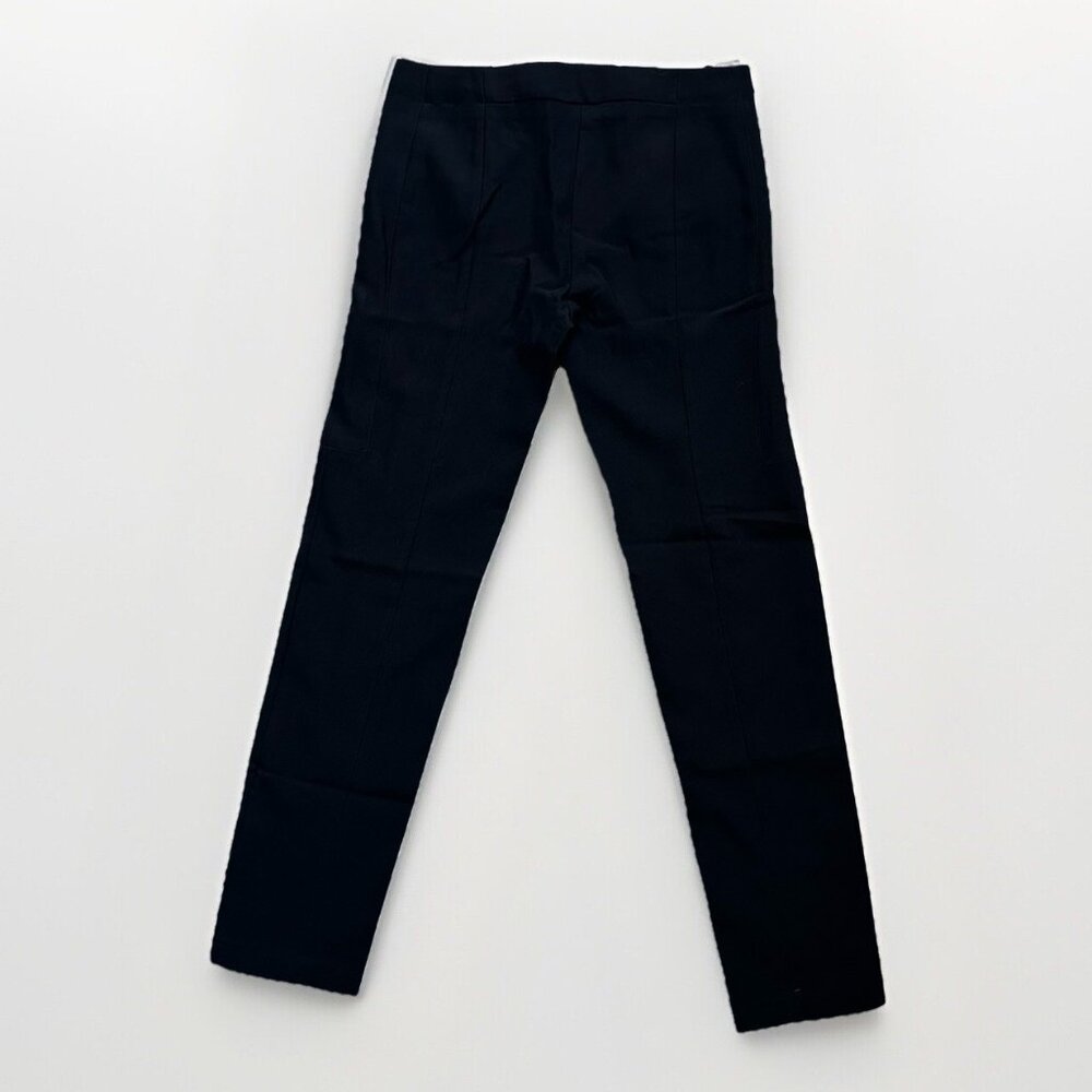 J Brand Pants Women’s 2 Black Skinny Ankle Wool Blend Pants With Gold Zippers - Picture 2 of 11